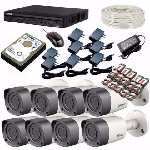 CCTV System Dahua DH-HCVR4108HS-S3 Recorder 8-Camera