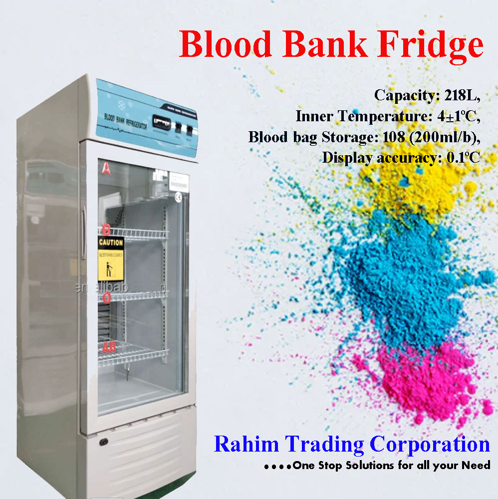 218 litter Capacity Blood Bank Refrigerator