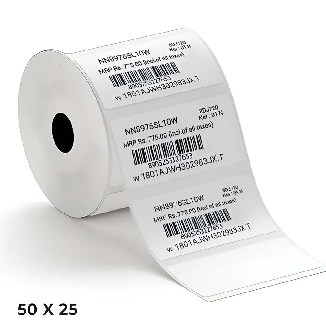 Barcode Sticker 50mmx25mm DT  - 1000pcs