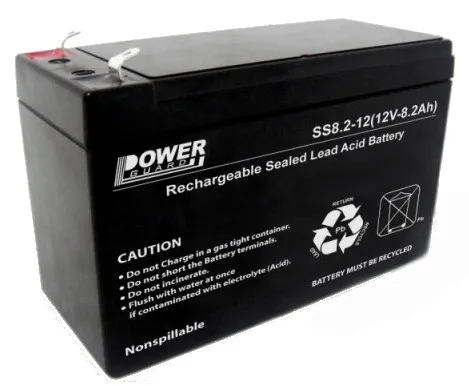 Power Guard 8.2Ah 12V Offline UPS Battery